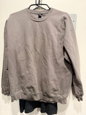 Gildan Men's Crewneck Sweater - Taupe